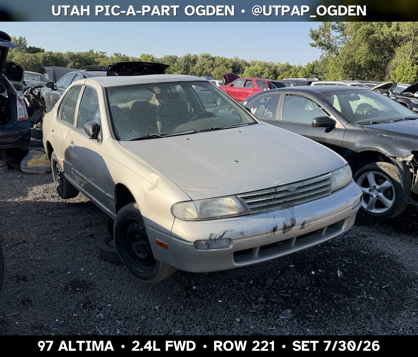 New Arrival - 1997 Nissan Altima Parts - UTPAP Ogden