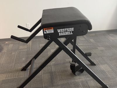 Westside Barbell Inverse Curl Machine Glute Ham Developer GHD Bench Strength Training