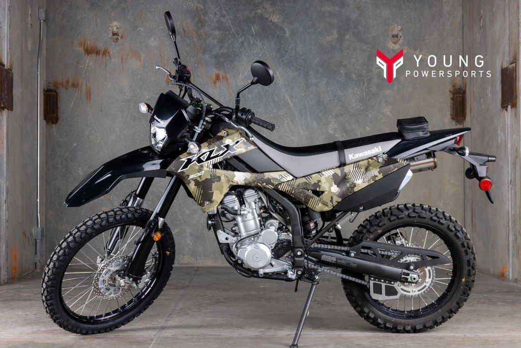 2026 Kawasaki KLX®300 Cypher Camo Beige
