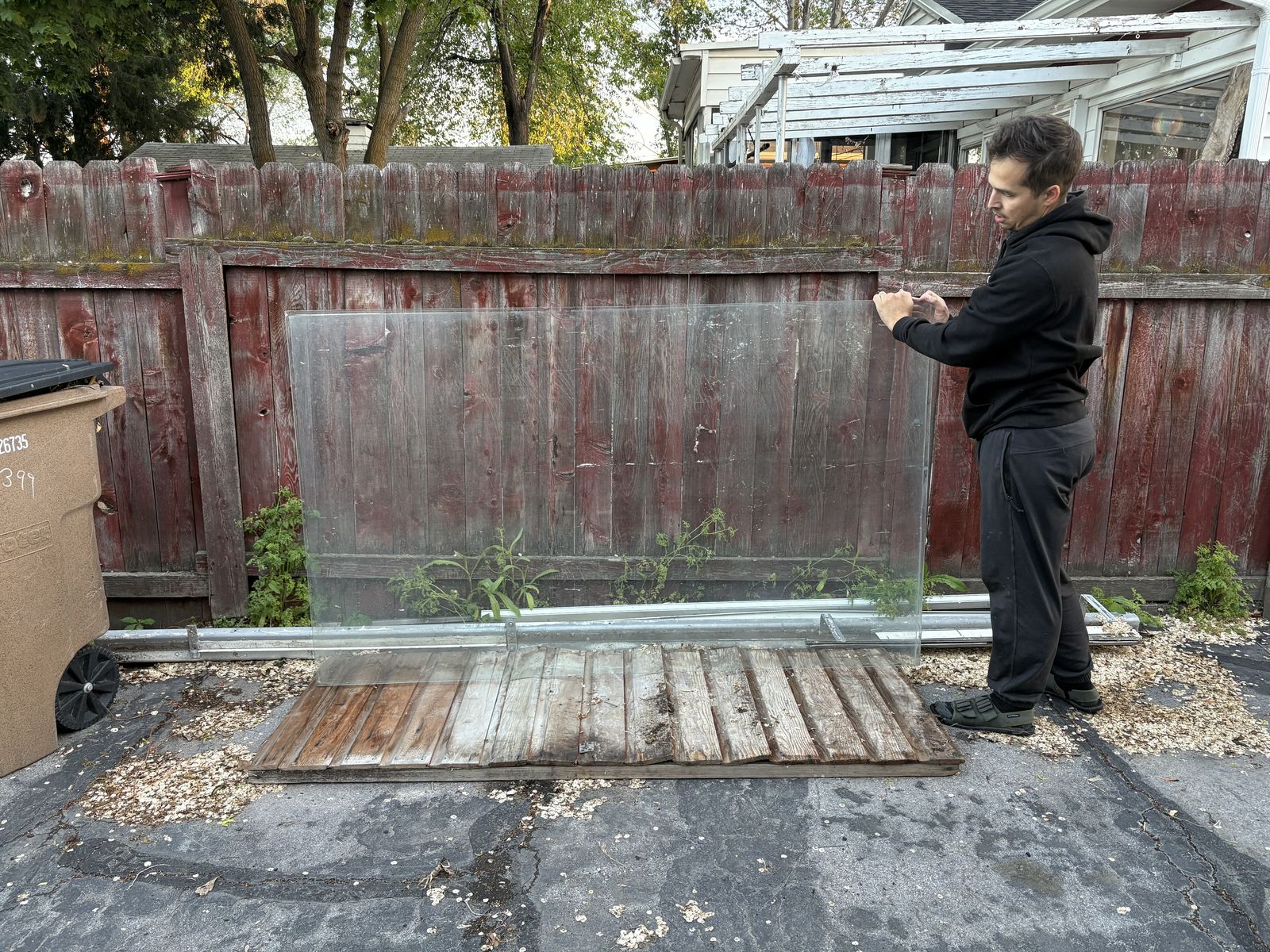 Large Glass panel or window