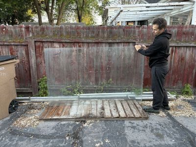 Large Glass panel or window