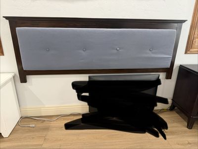King upholstered headboard
