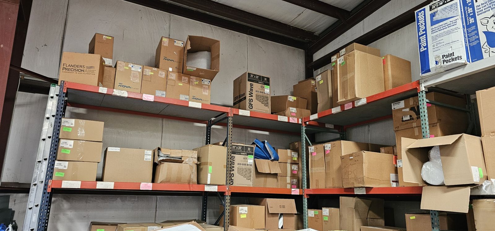 NEW IN BOX Paint Booth Filters (Intake & Exhaust) – Industrial & Auto Body Sizes