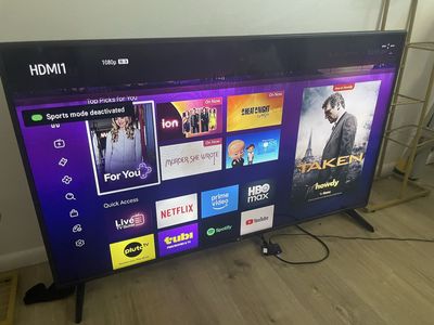50” LG TV with Roku included