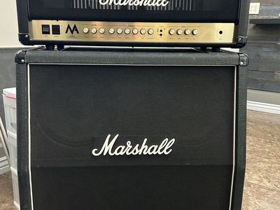 Marshall cab and amp