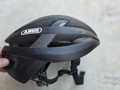 ABUS Viantor AB-15 Cycling Helmet - Matte Black, Size 52-58cm, Lightweight 275g