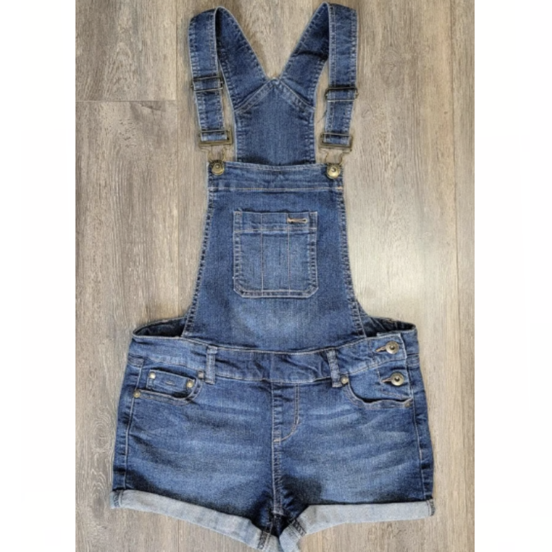Blue Spice Denim Shortall Size 5