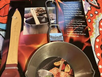 Jim Bean Stainless Steel Basting Pot