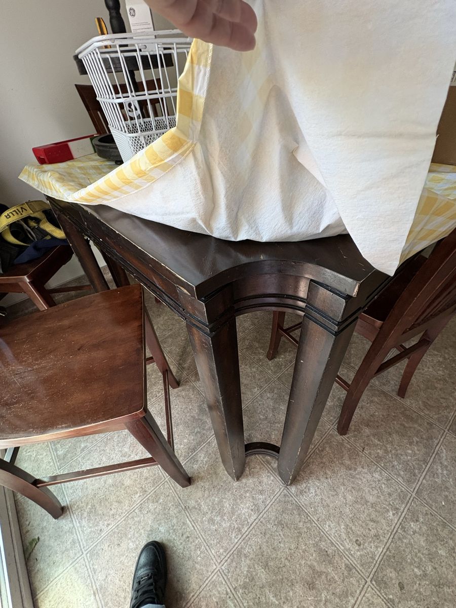 Table and 6 chairs