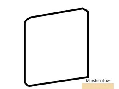 “Bright & Matte” Marshmallow Wall Tile