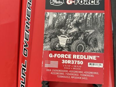 2 Brand new Top of the line Gates G-Force Redline Racing Belts 30R3750 for Snowmobiles and various UTV and ATV models