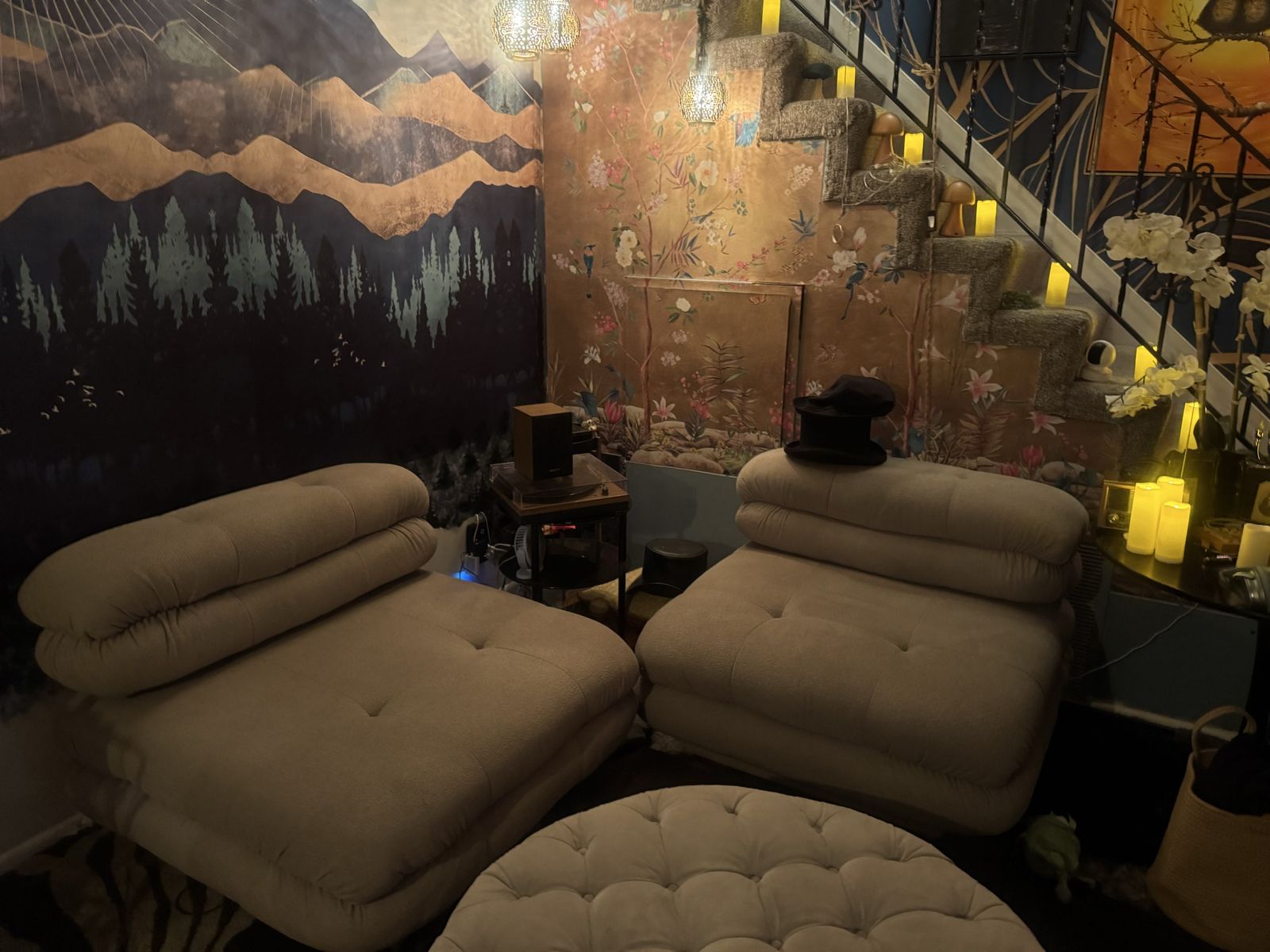Sectional loveseat