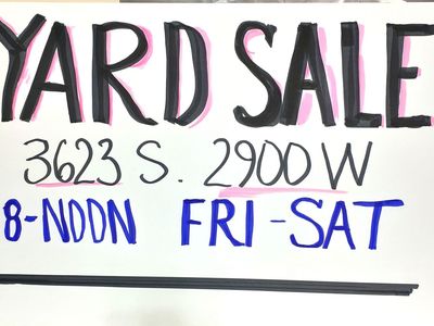 Yard Sale, West Haven, Friday Saturday 8 to Noon