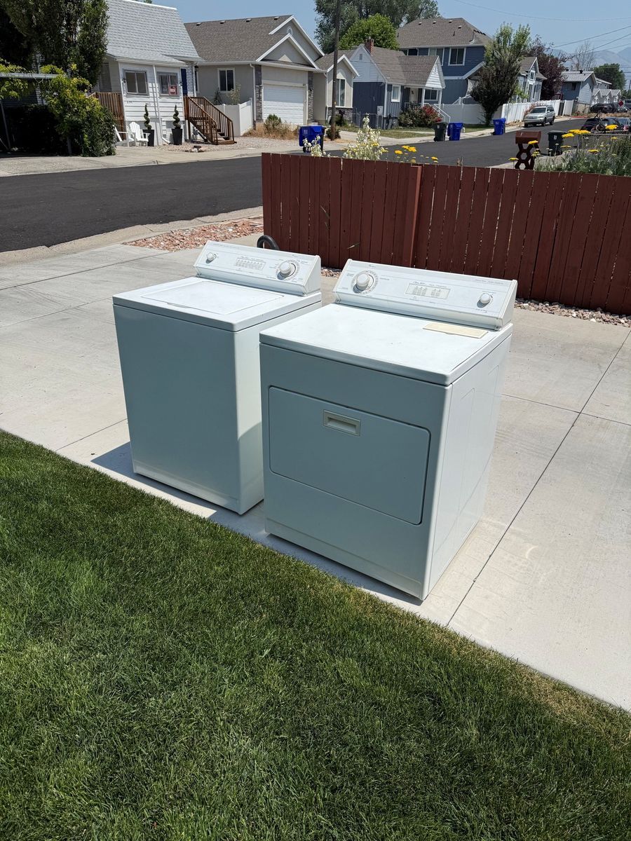 Washer and Dryer CLEAN WORKHORSES