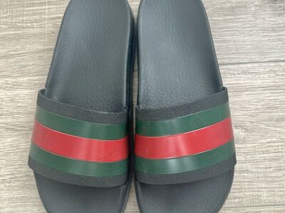 Gucci Slide Sandals Mens Size 11