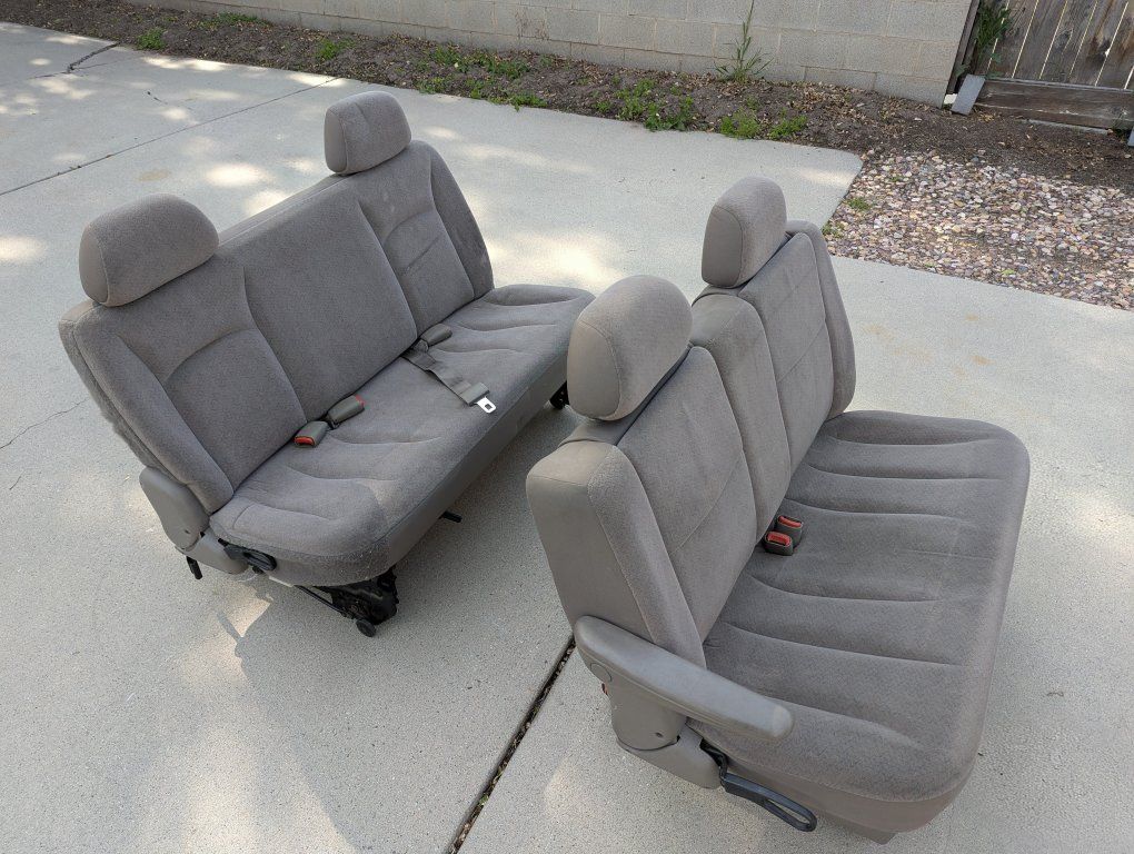Dodge Caravan 2nd and 3rd Row Bench Seats