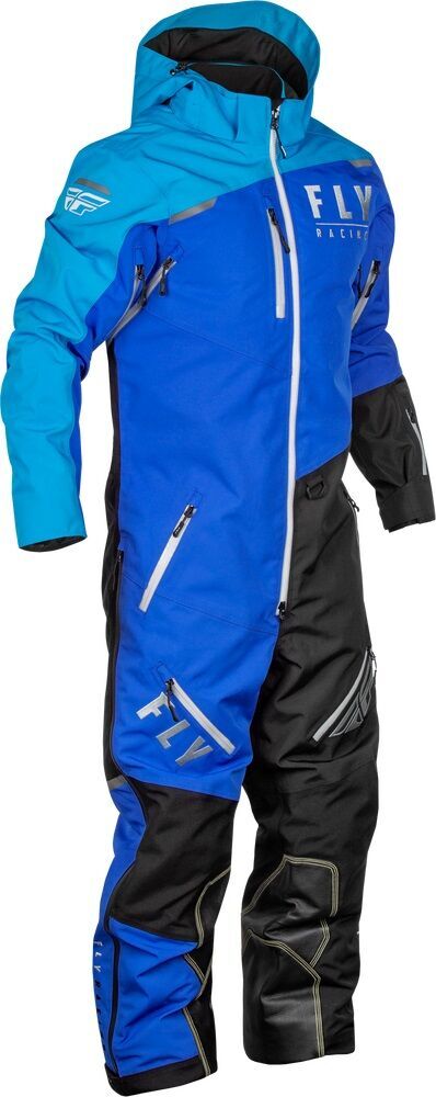 Fly Racing Cobalt Monosuit Snow Suit (Blue/Grey (Snow Bike), XX-Large) (470-43632X)