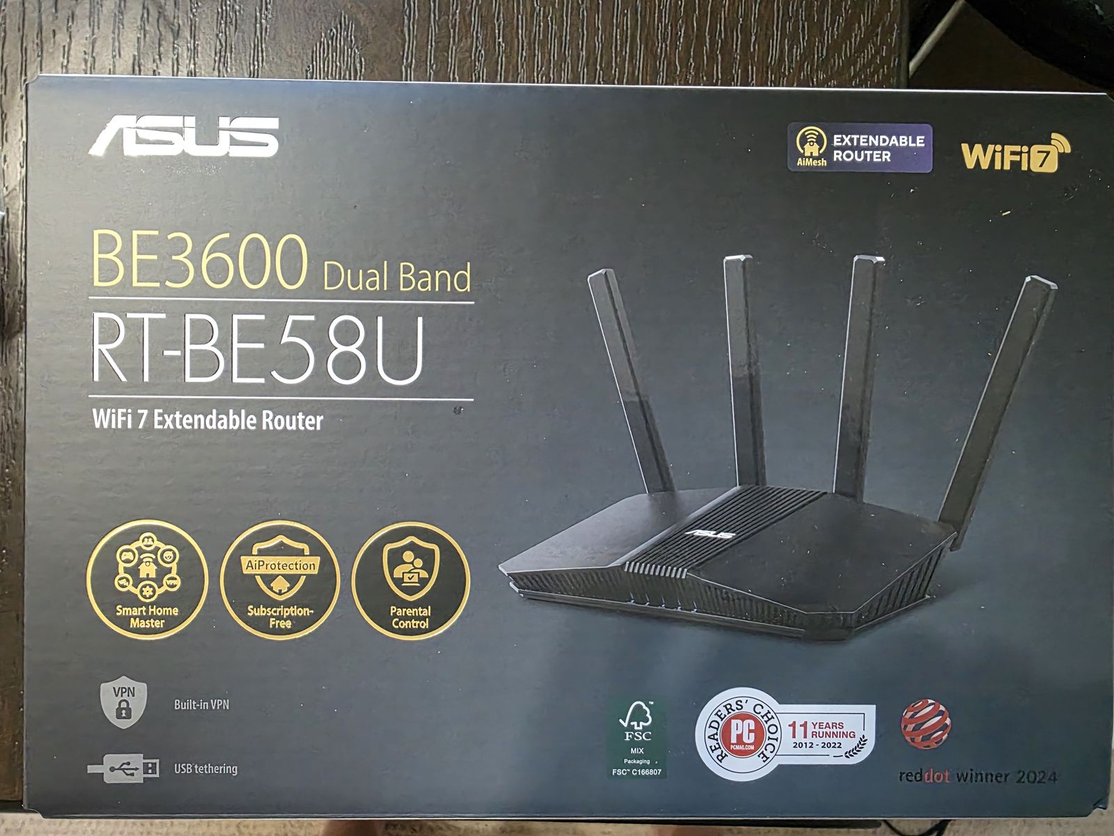 Asus WiFi 7 Router RT-BE58U