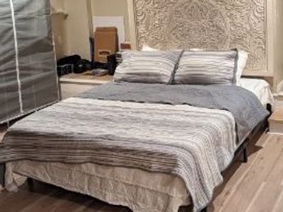 Queen Headboard & Frame