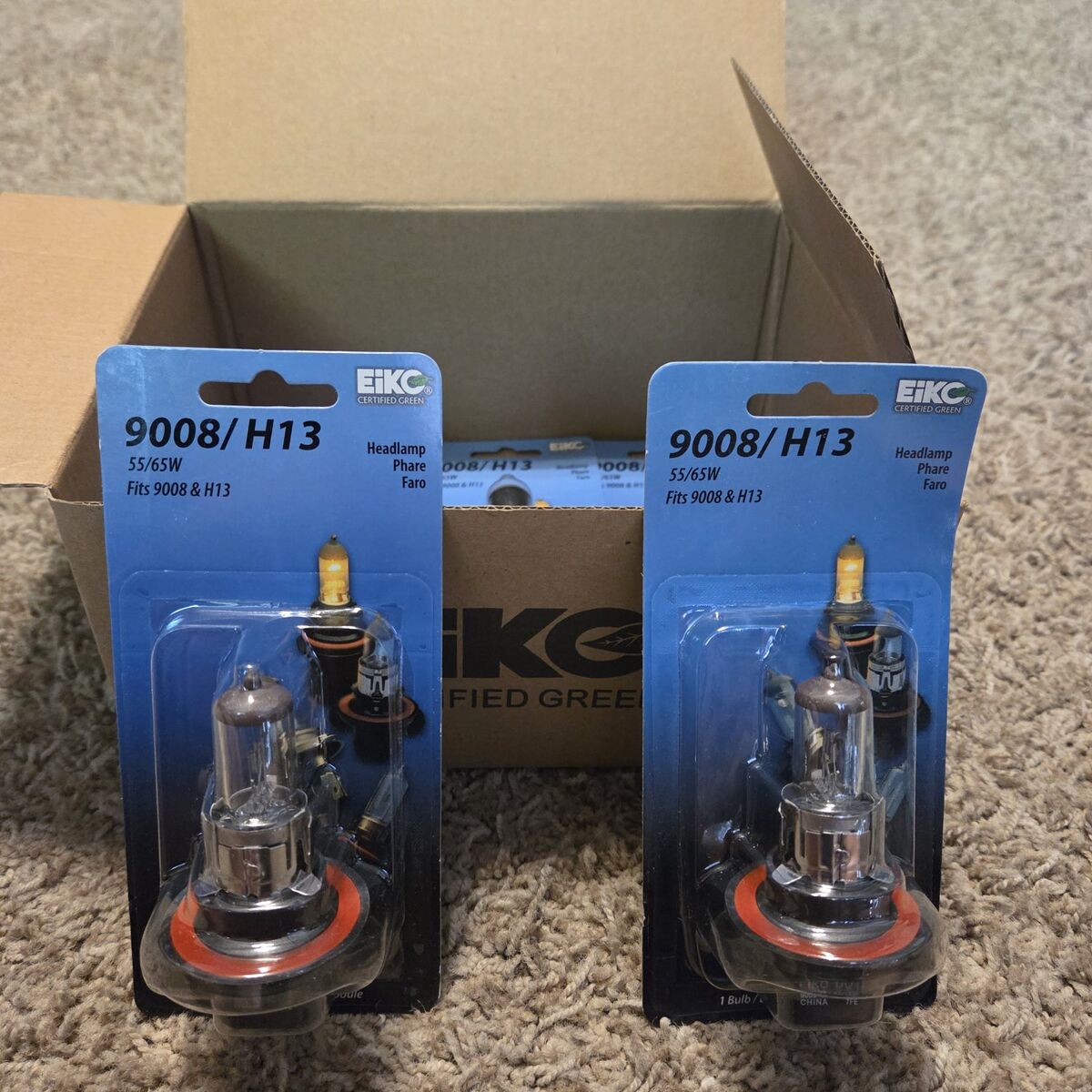 New EIKO 9008 / H13 Headlight Bulb