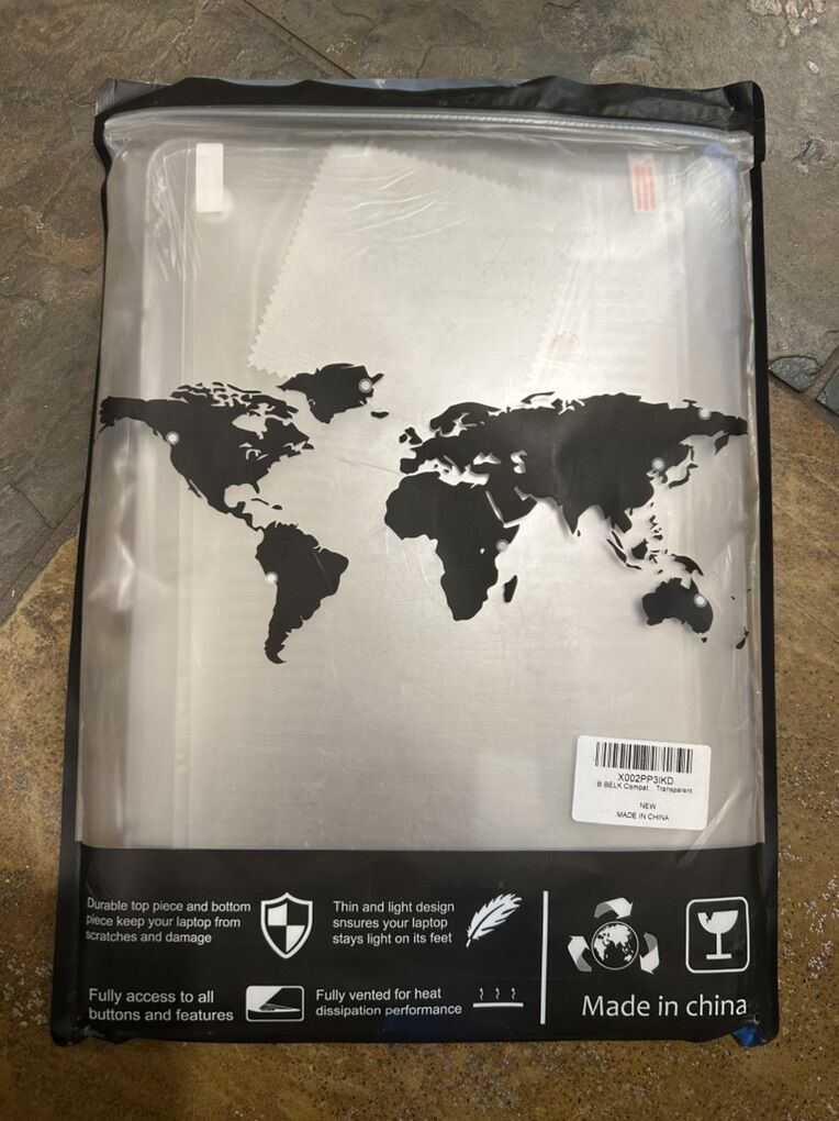 New MacBook Clear 2 Piece Shell Keyboard Cover