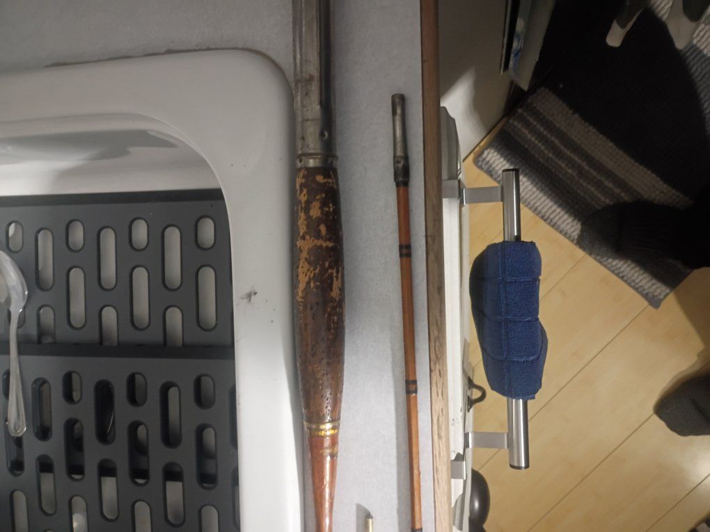 antique 7-ft bamboo fly rod