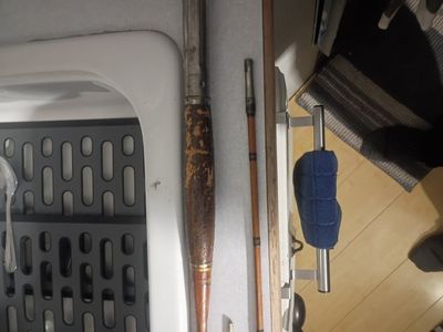 antique 7-ft bamboo fly rod