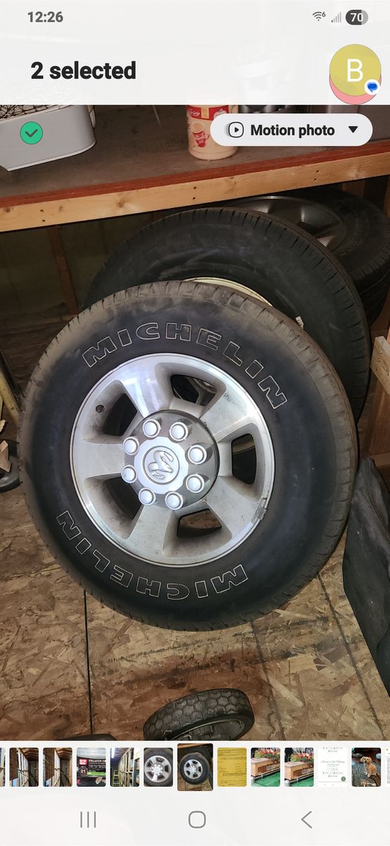 2004 dodge 1 ton rims