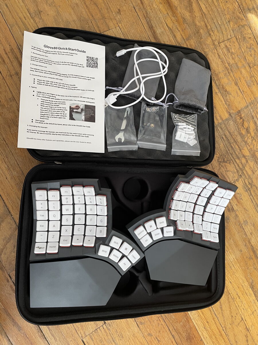 MoErgo Glove80 Keyboard – Brand New (Purchased Late 2024)