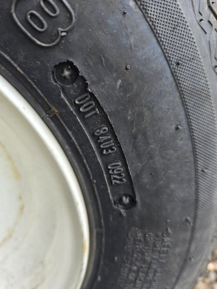 4.80-8 trailer tires and 4 on 4 wheels
