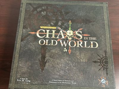 Warhammer Chaos in the Old World Board Game Unpunched