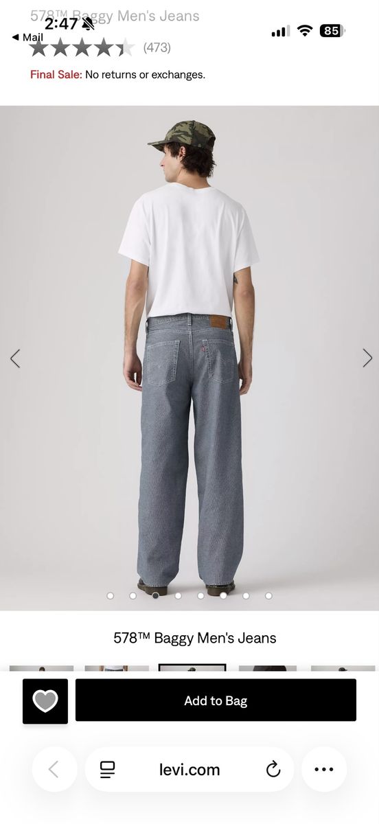 baggy levis jeans