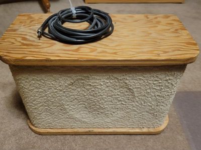 Vintage Custom Speaker Cabinet with Jensen PM 8E Speaker