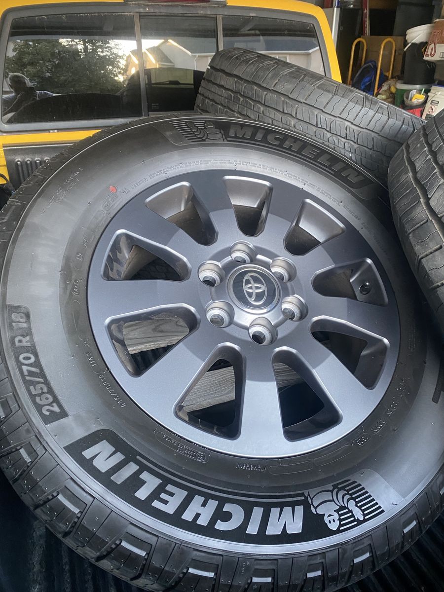 Michelin Tires and 6 lug 18” wheels