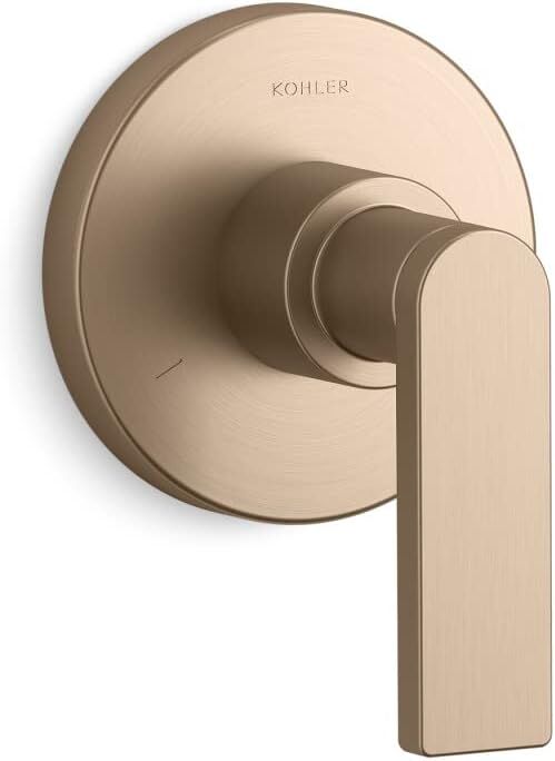 KOHLER T73140-4-BV COMPOSED™ TRANSFER VALVE TRIM, Vibrant Brushed Bronze