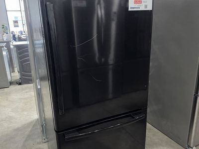 Clearance! Amana 33 Inch Bottom Freezer Refrigerator — Priced to Move, Brand New