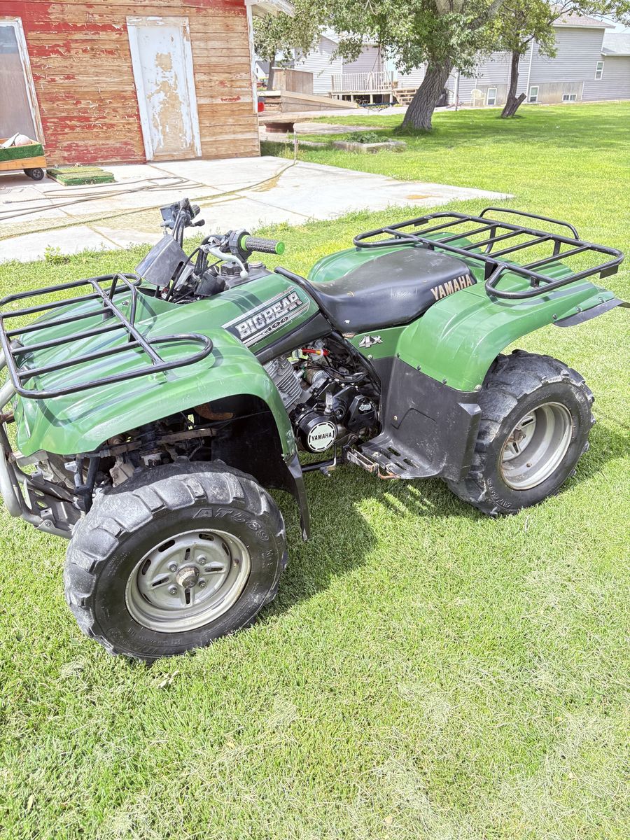 2001 Yamaha Big Bear 400 4x4 ATV Utility Quad