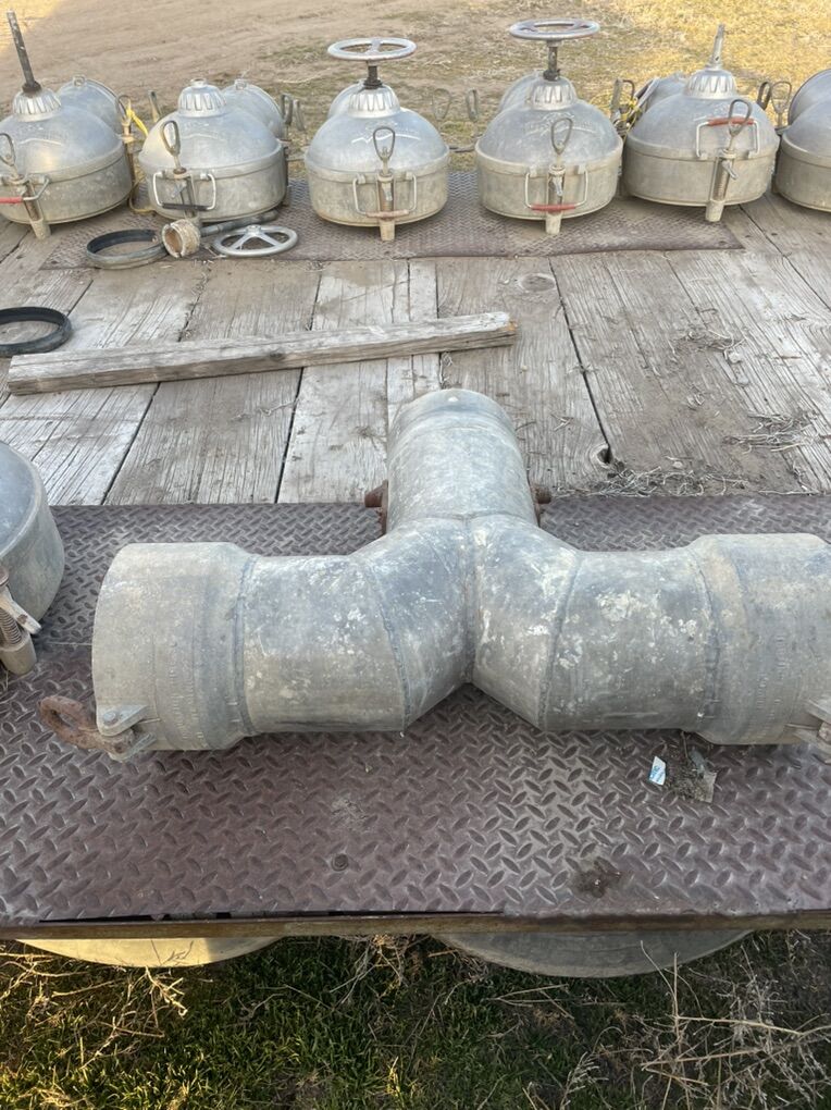 Irrigation Tee For Gated pipe