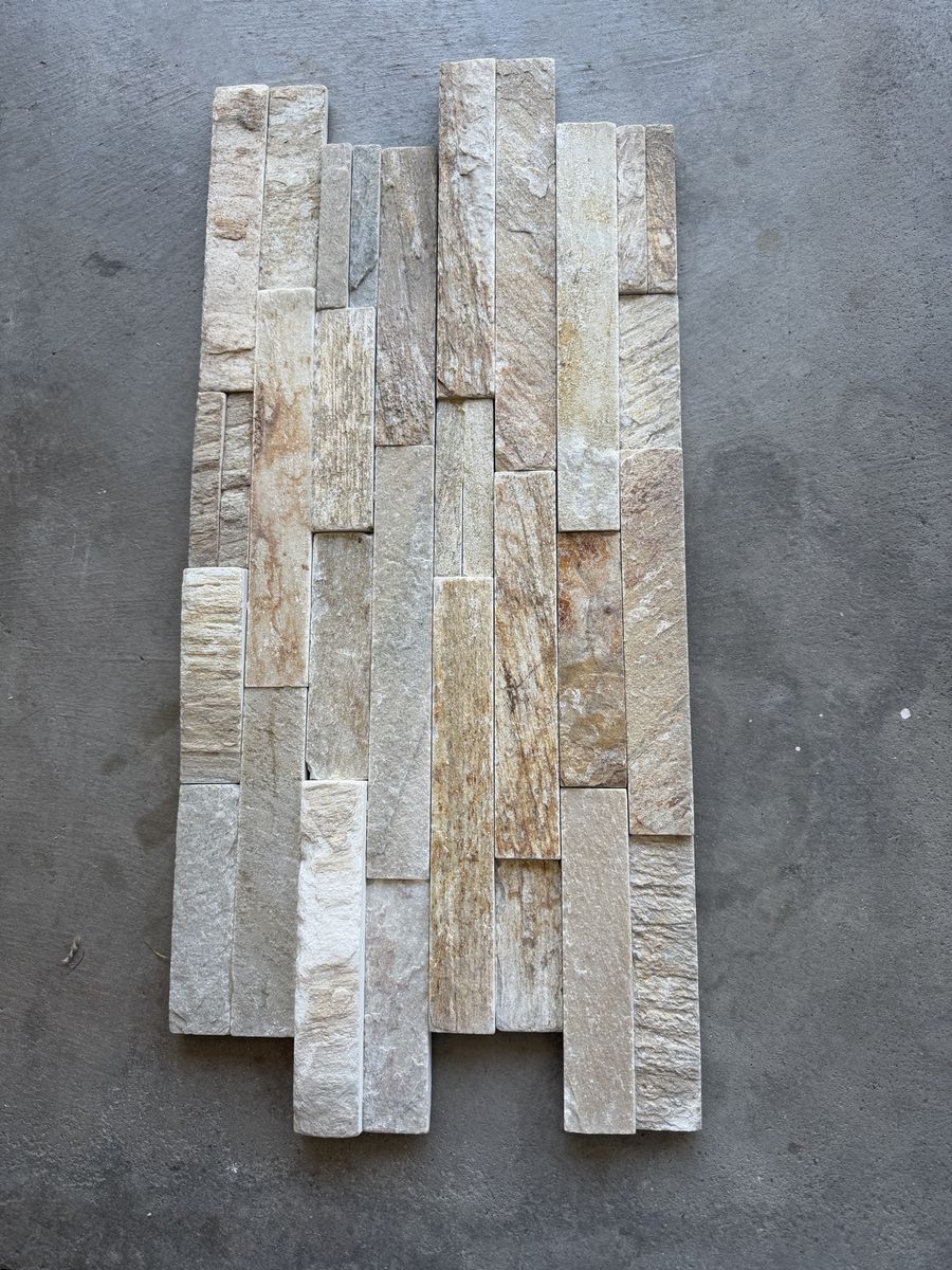 50 sq ft Beach Walk Ledger Stone Tile - Natural Stone Finish