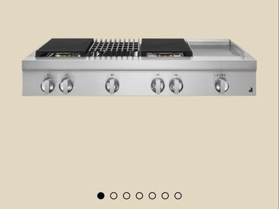 JennAir NOIR 48" Gas Professional-Style Rangetop JGCP748HM Stainless Steel brand new