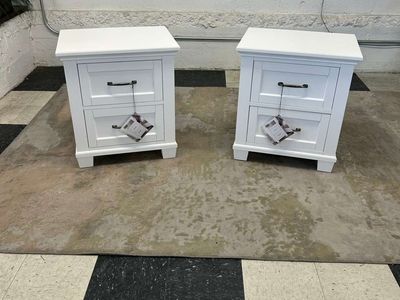 LIKE NEW W/ TAGS!! COSTCO ROSE NIGHTSTAND SET!!