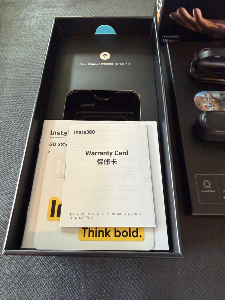 Insta360 GO 3S 4K Action Camera Standard Edition with Action Pod and Box