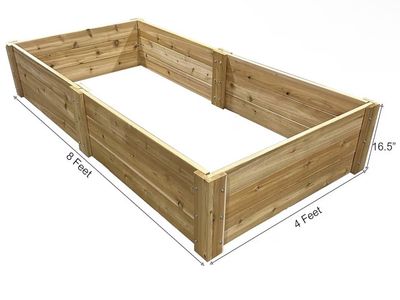 Cedar Wood Rasied Garden Bed