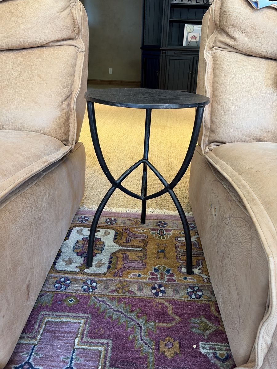 Arhaus Modern Black Metal Accent Tables