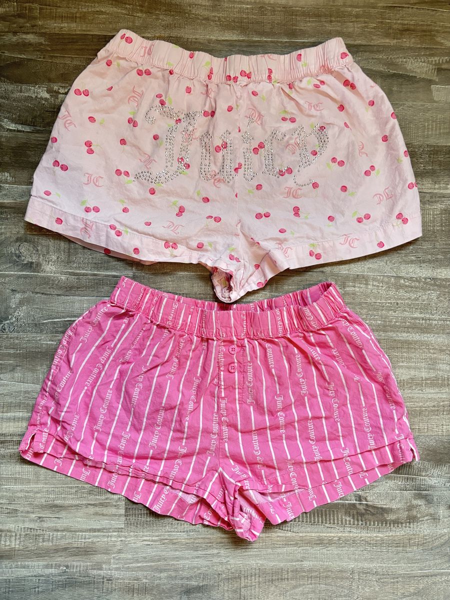 Cherry Juicy Couture Lounge Pajama Shorts