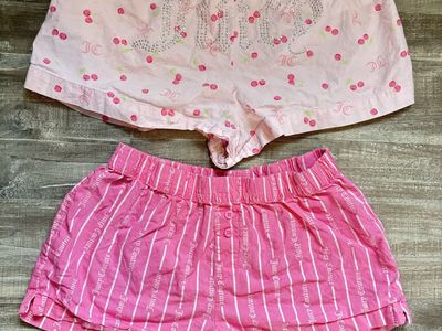Cherry Juicy Couture Lounge Pajama Shorts