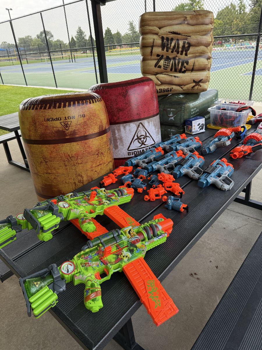 Nerf gun party rental kit