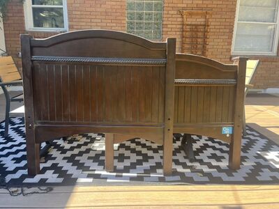 Convertible Twin Bunk Bed With Matching Dresser