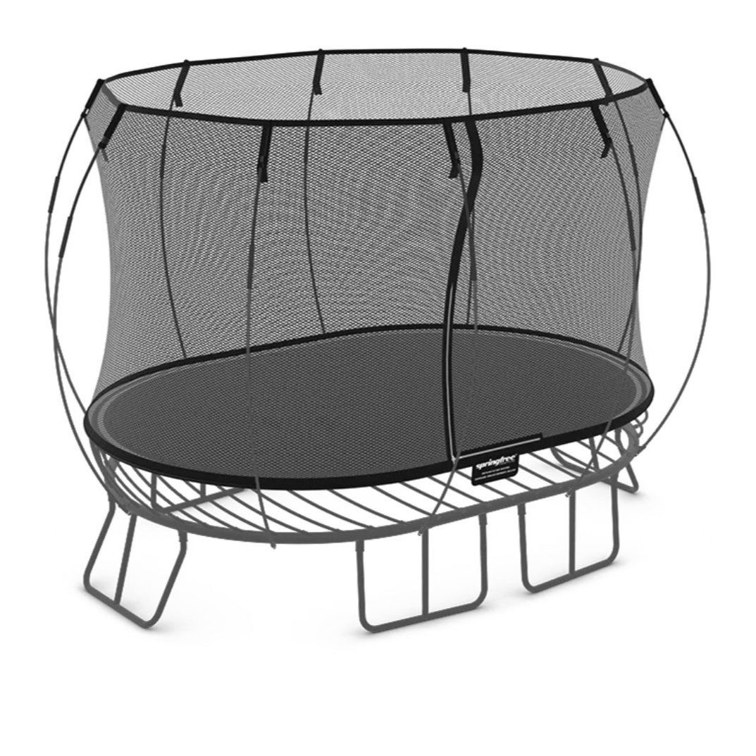 Spring free 8’ x 11’ trampoline