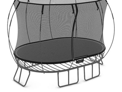 Spring free 8’ x 11’ trampoline